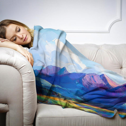 Vivid Terrain Blanket
