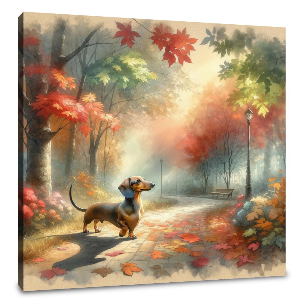Autumn Stroll Canvas