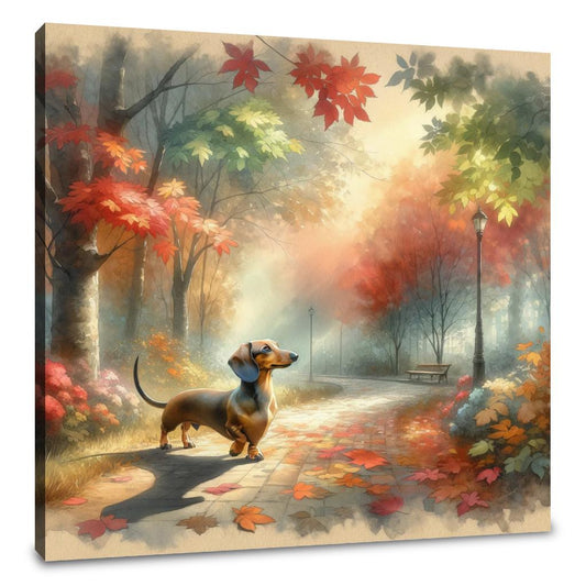 Autumn Stroll Canvas