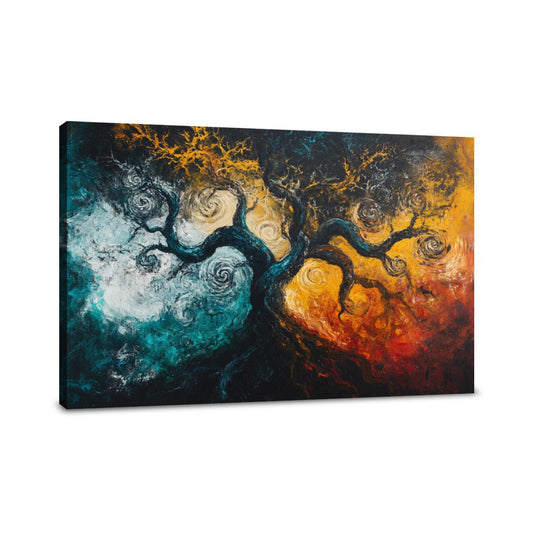 Entwined Tree Canvas