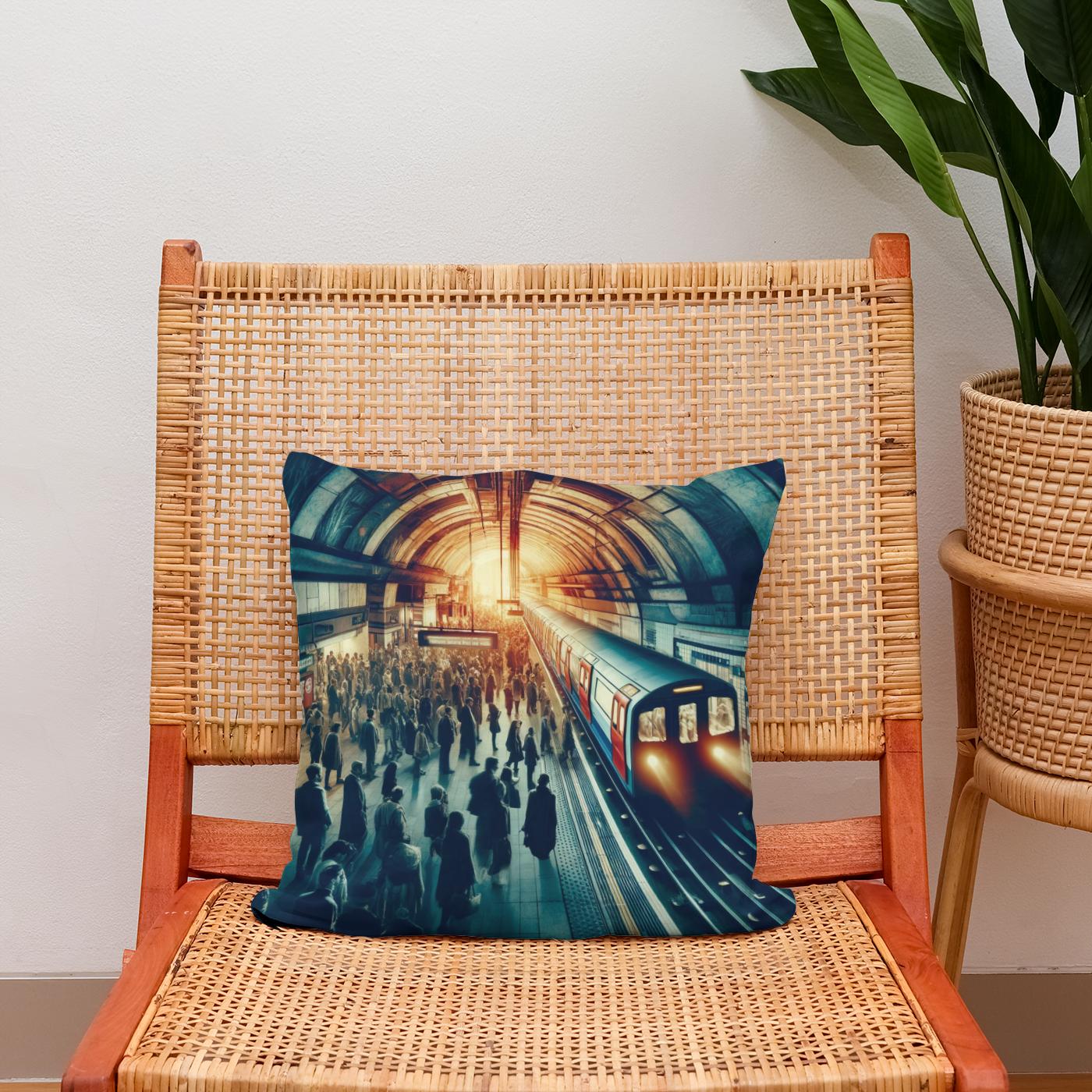 Underground Rhythm Cotton Cushion