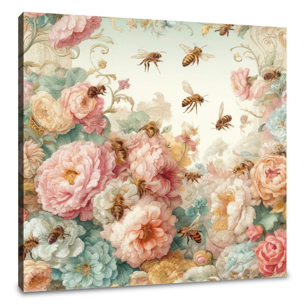Victorian Bee Garden Canvas