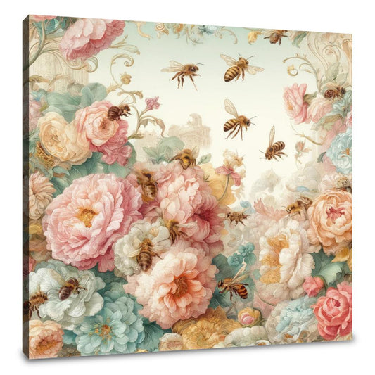 Victorian Bee Garden Canvas