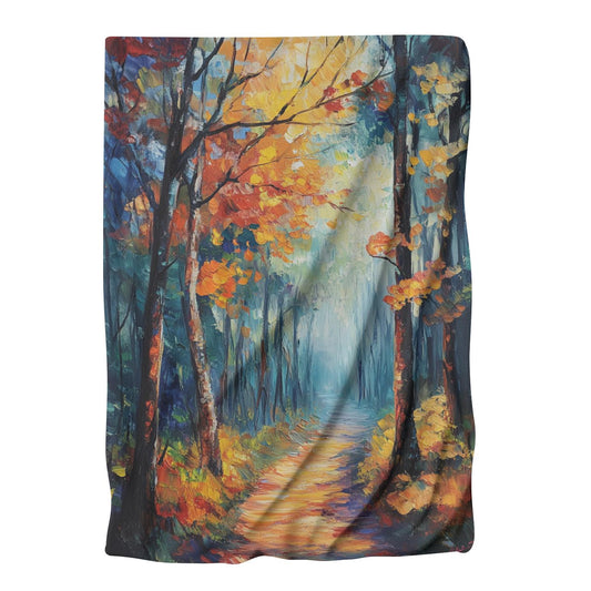 Enchanted Woodland Path Blanket