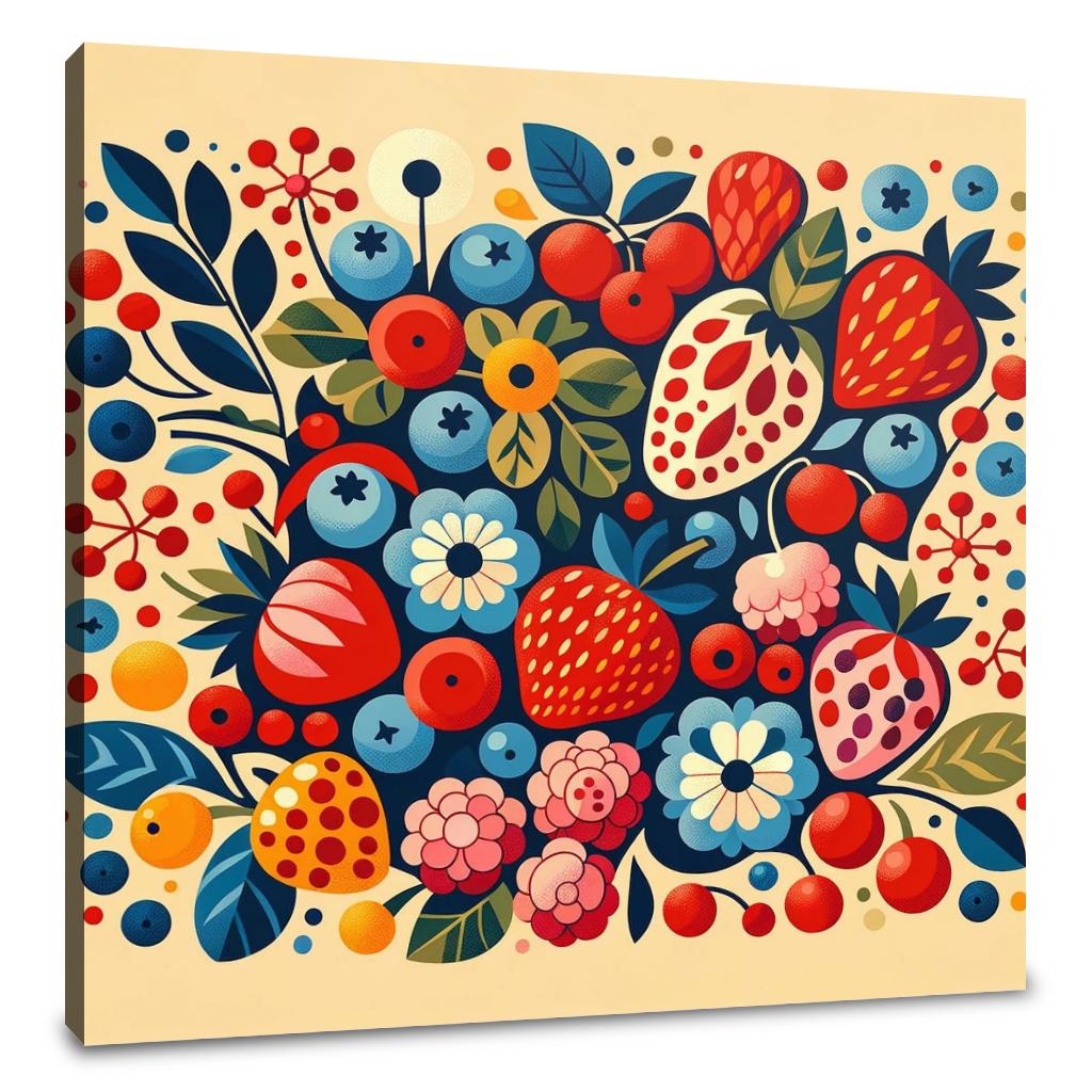 Berry Medley Canvas