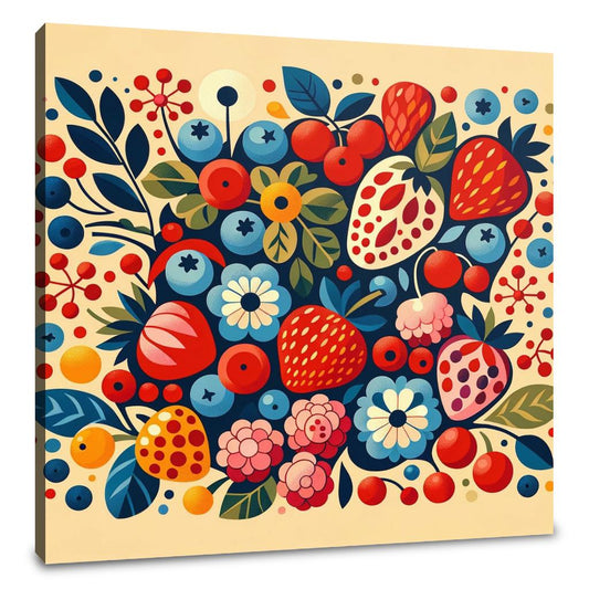 Berry Medley Canvas