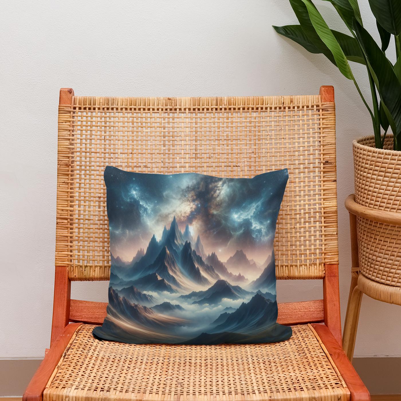 Celestial Peak Cotton Cushion