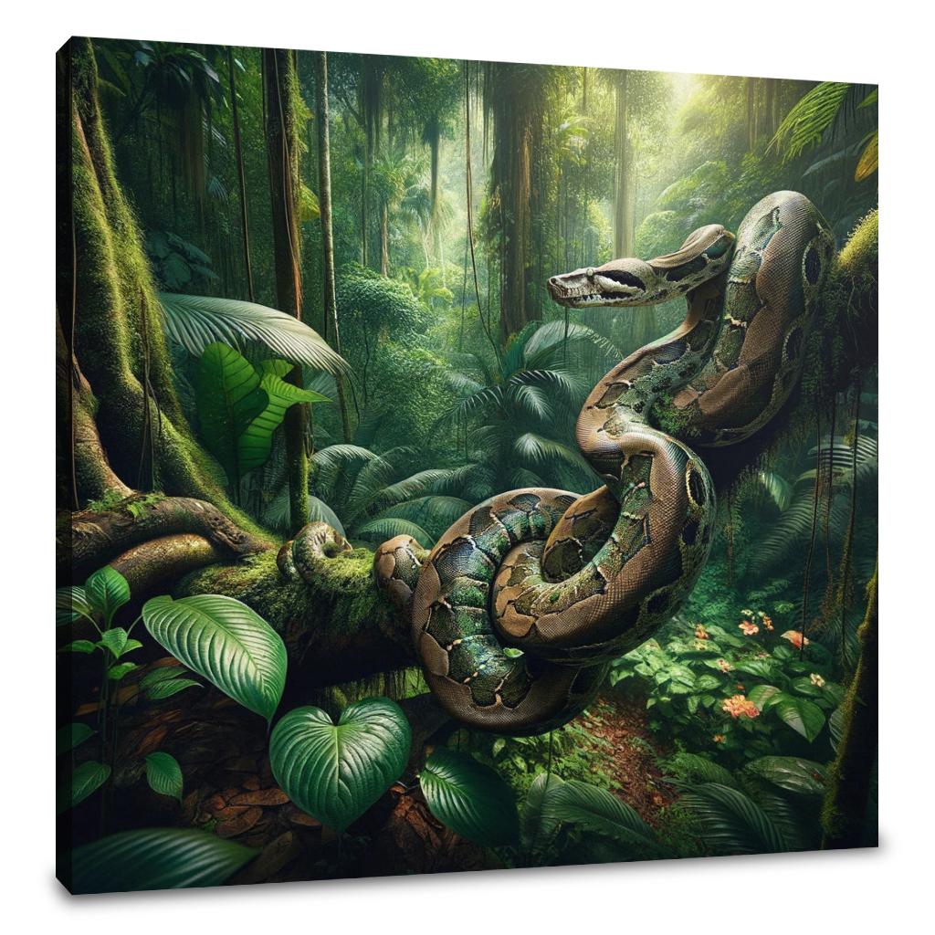 Jungle Boa Canvas