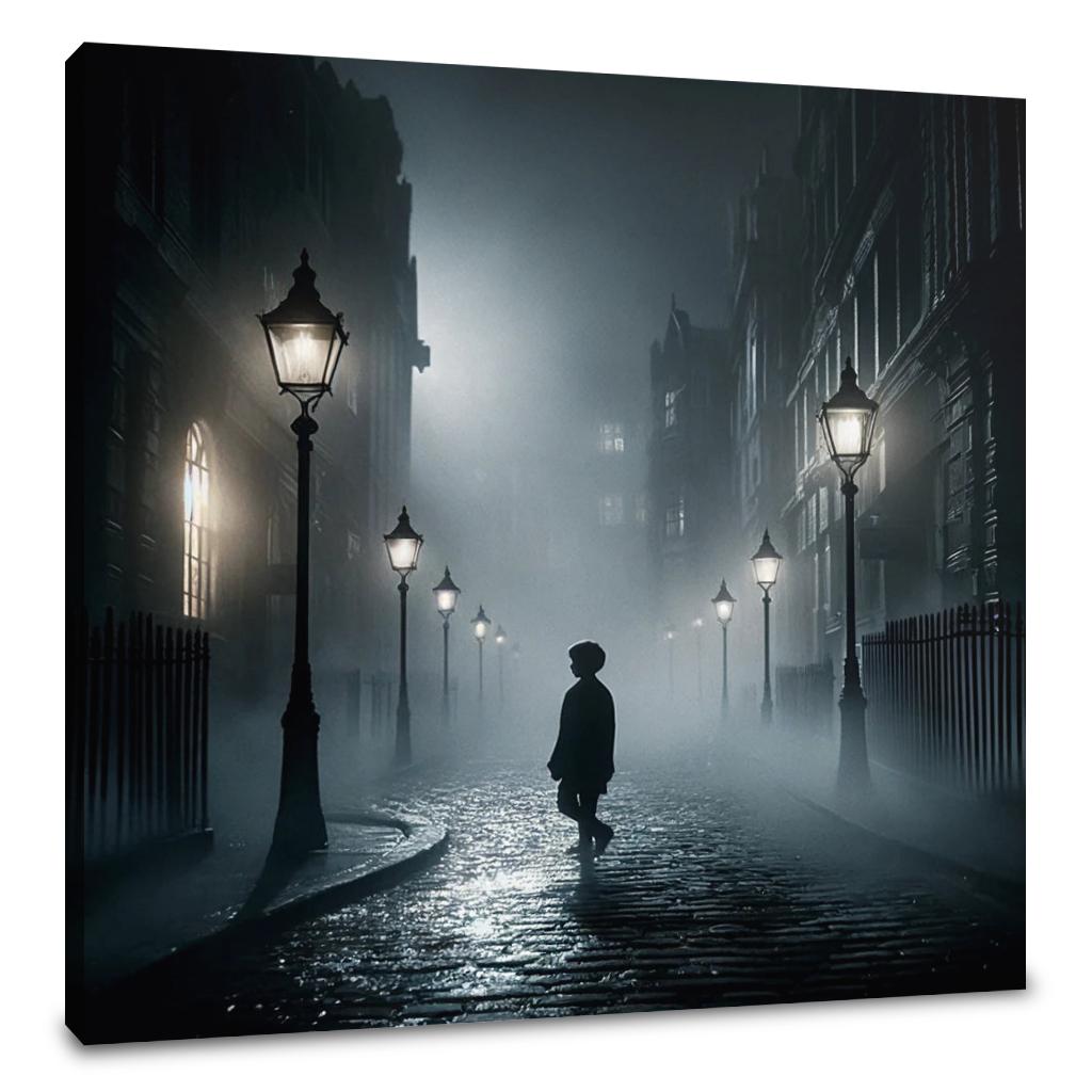 Lost in London Fog Canvas