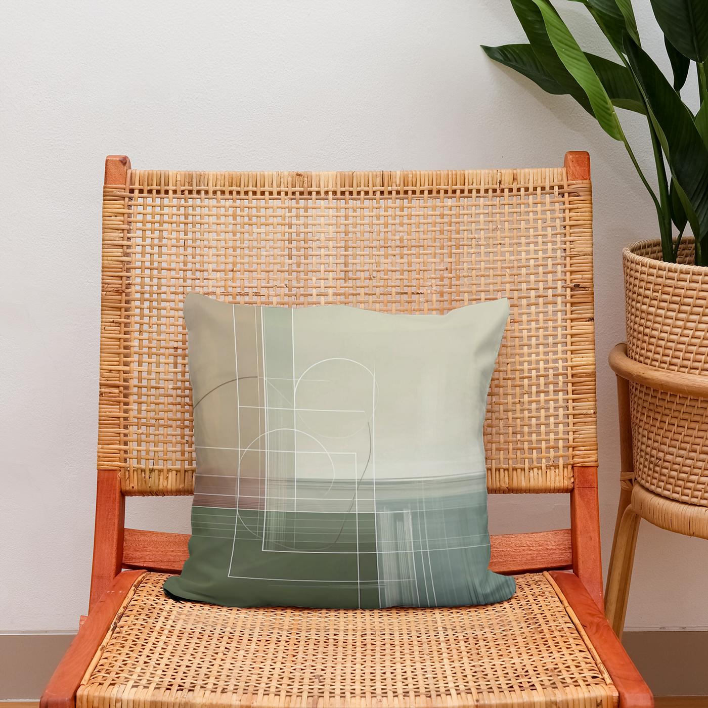 Harmony Lines Cotton Cushion