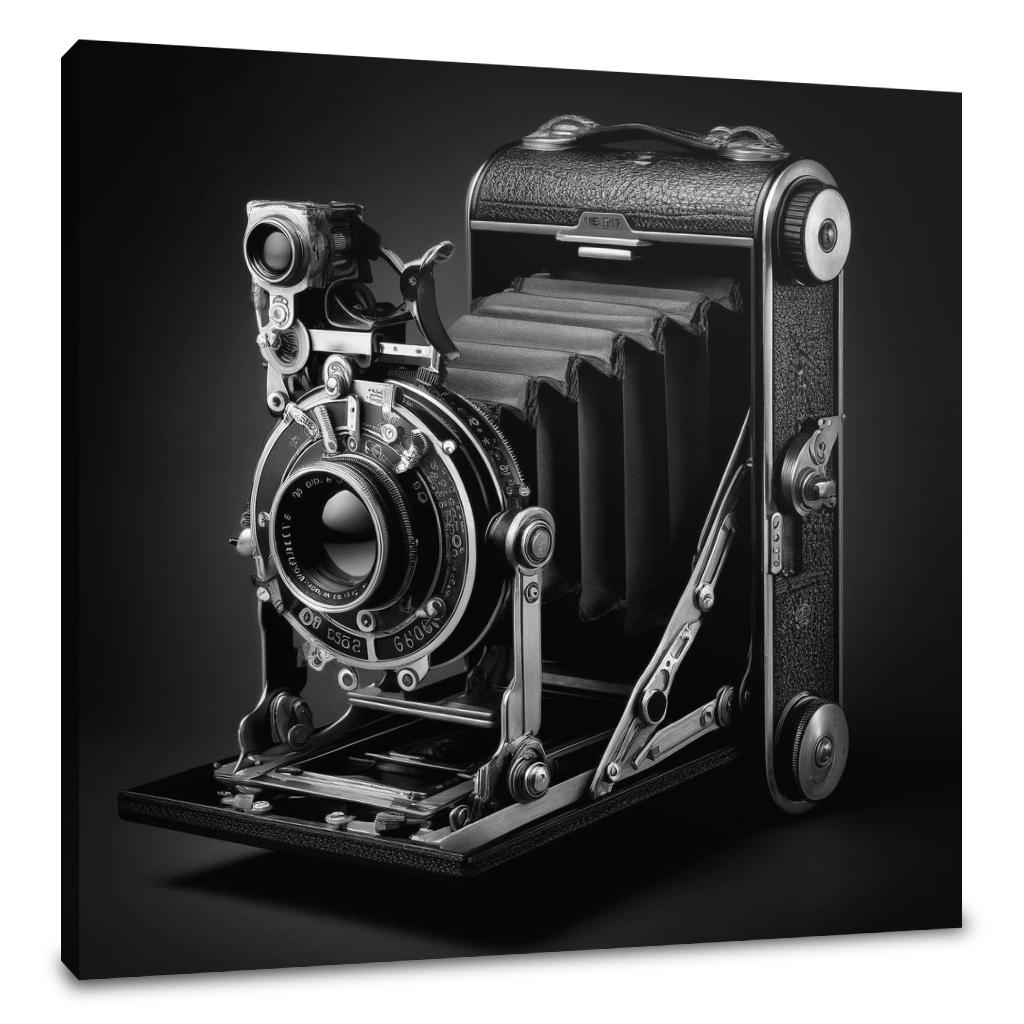 Antique Camera Elegance Canvas
