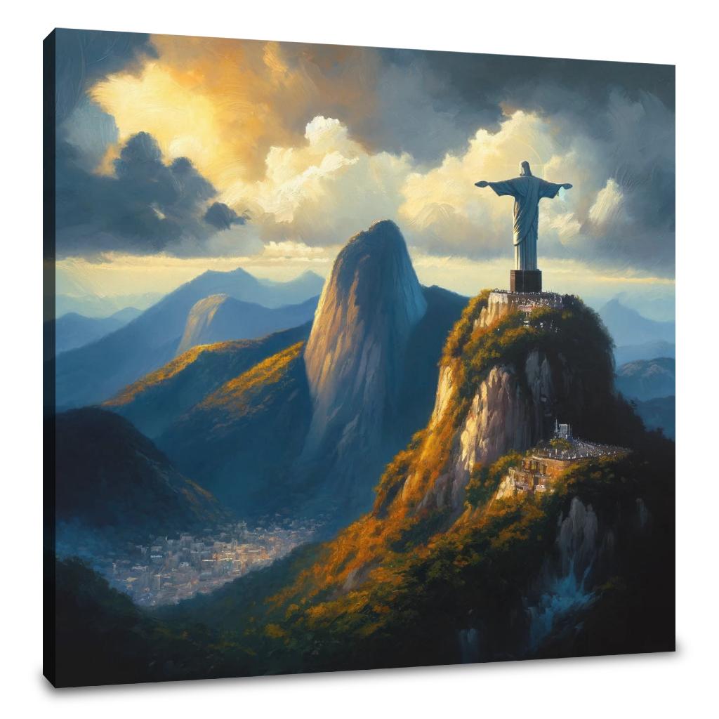 Corcovado Contrast Canvas