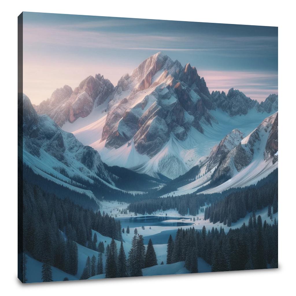 Dawn Mountain Serenity Canvas