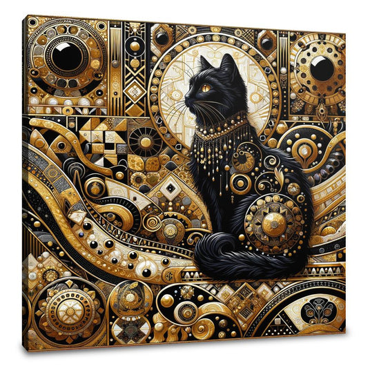 Majesty in Monochrome Canvas