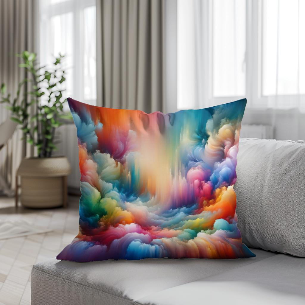 Colorful Silence Cotton Cushion