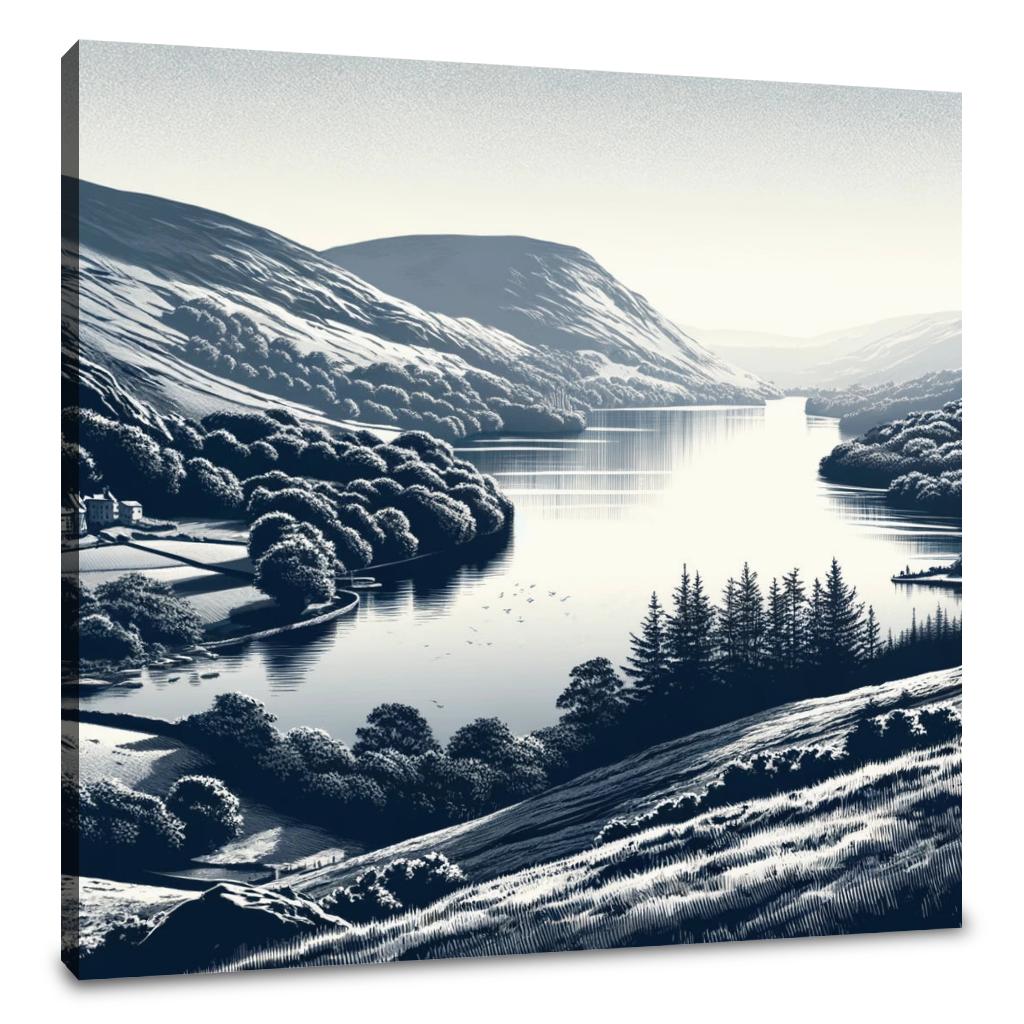 Tranquil Lake District Canvas
