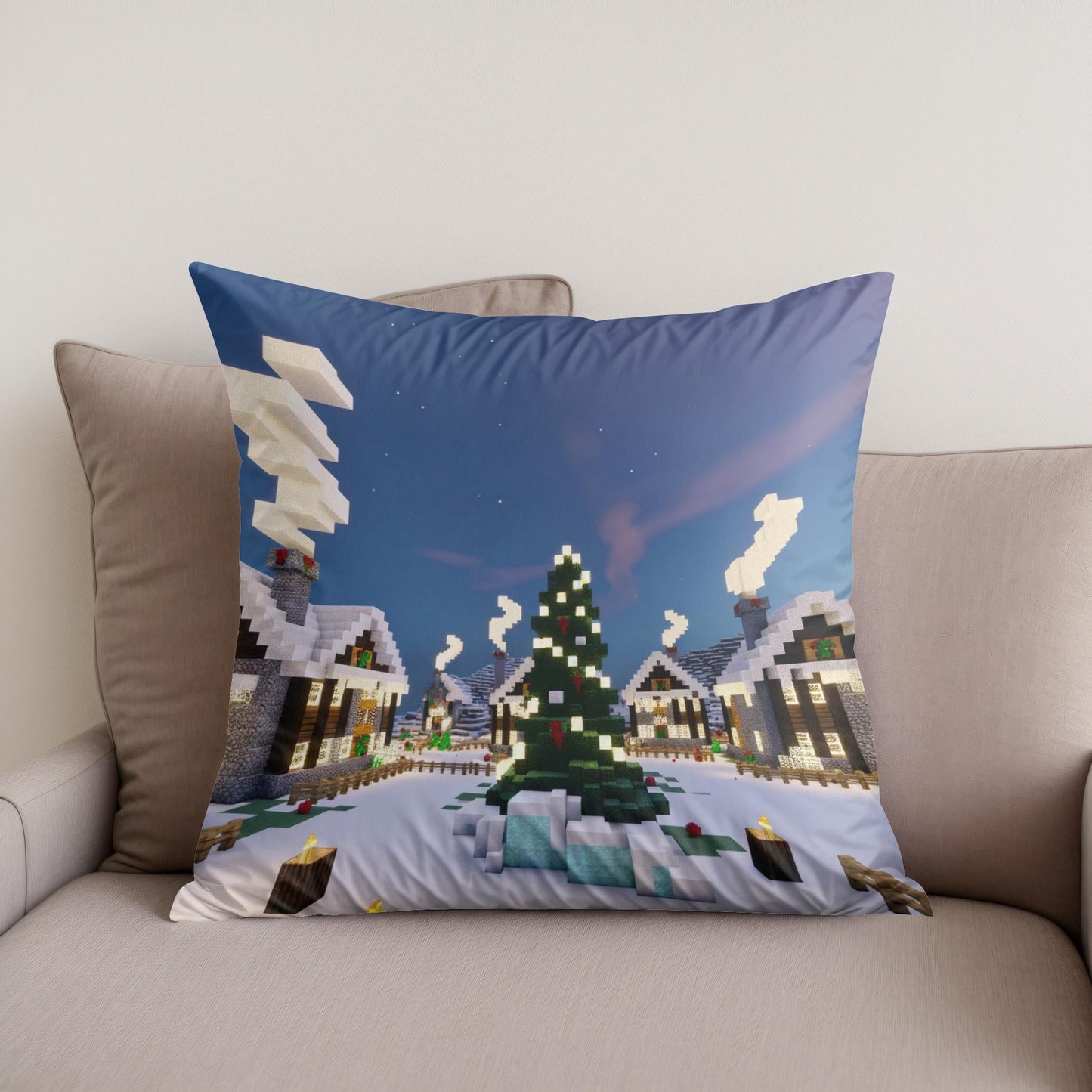 Frosted Hamlet Cotton Cushion