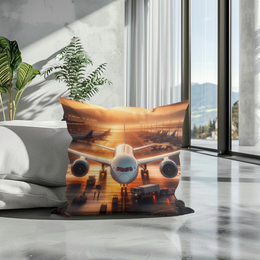 Sunrise Flight Beginnings Cotton Cushion