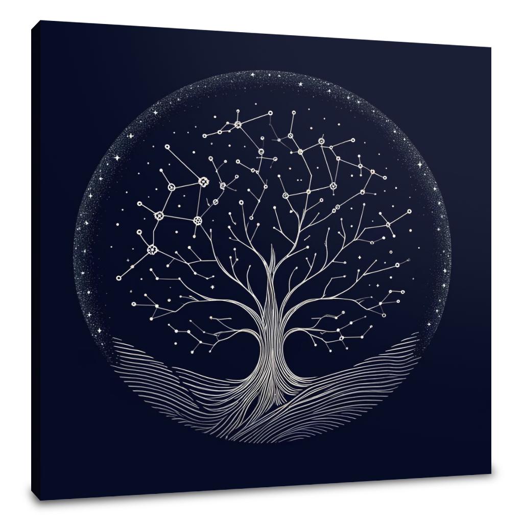 Celestial Sapling Canvas