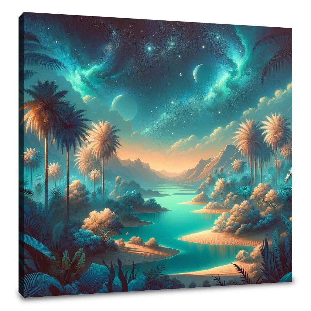 Celestial Oasis Canvas