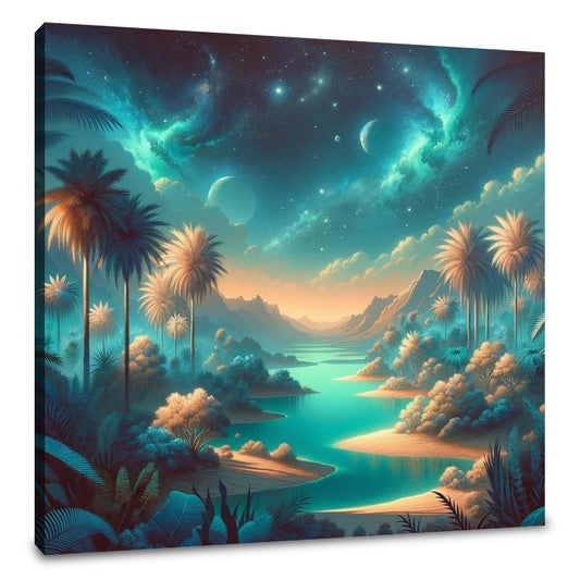 Celestial Oasis Canvas