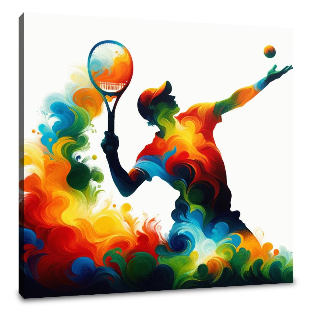 Serve and Swirl Canvas
