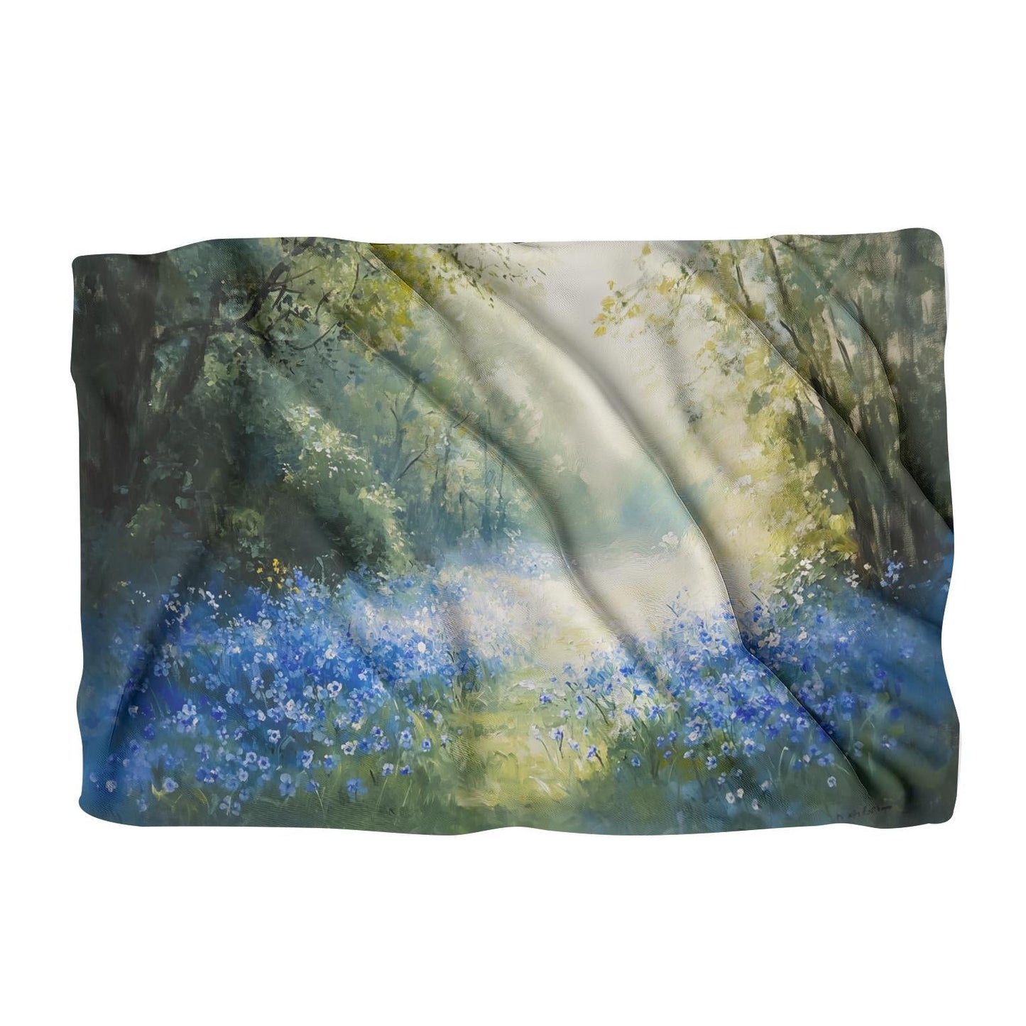 Forget-Me-Not Nostalgia Blanket