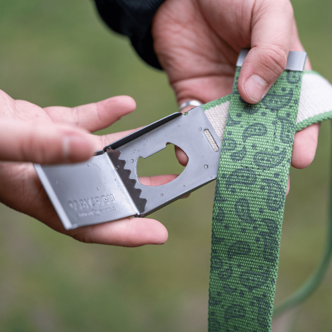 Green Canvas Utility Belt