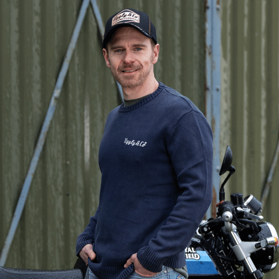 Navy U&C Knit Jumper