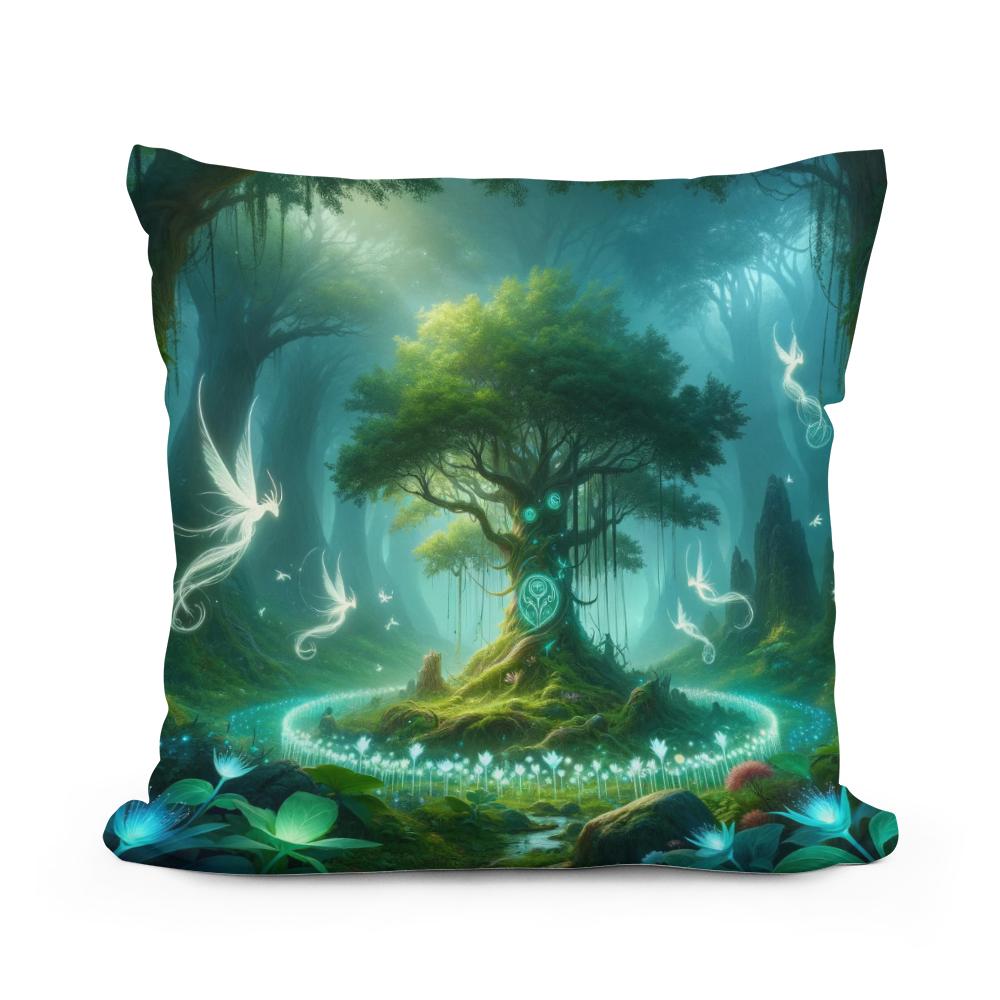 Enchanted Forest Cotton Cushion
