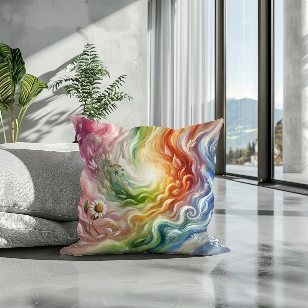 Eternal Seasons Cotton Cushion