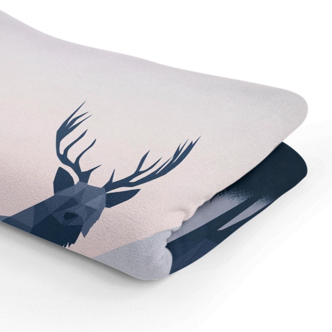 Sombre Wildlife Geometry Blanket