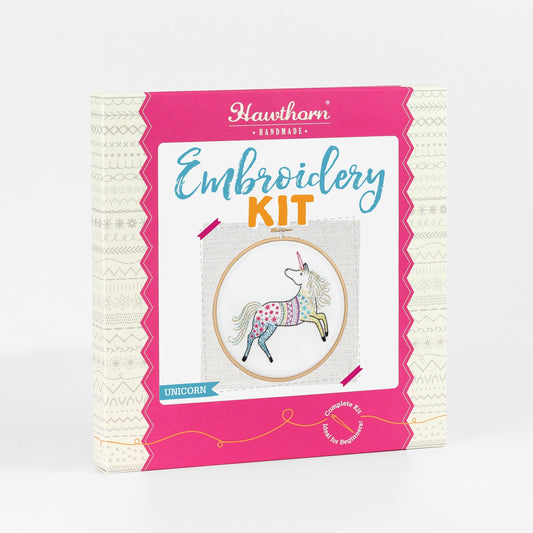 Unicorn Embroidery Kit for Beginners