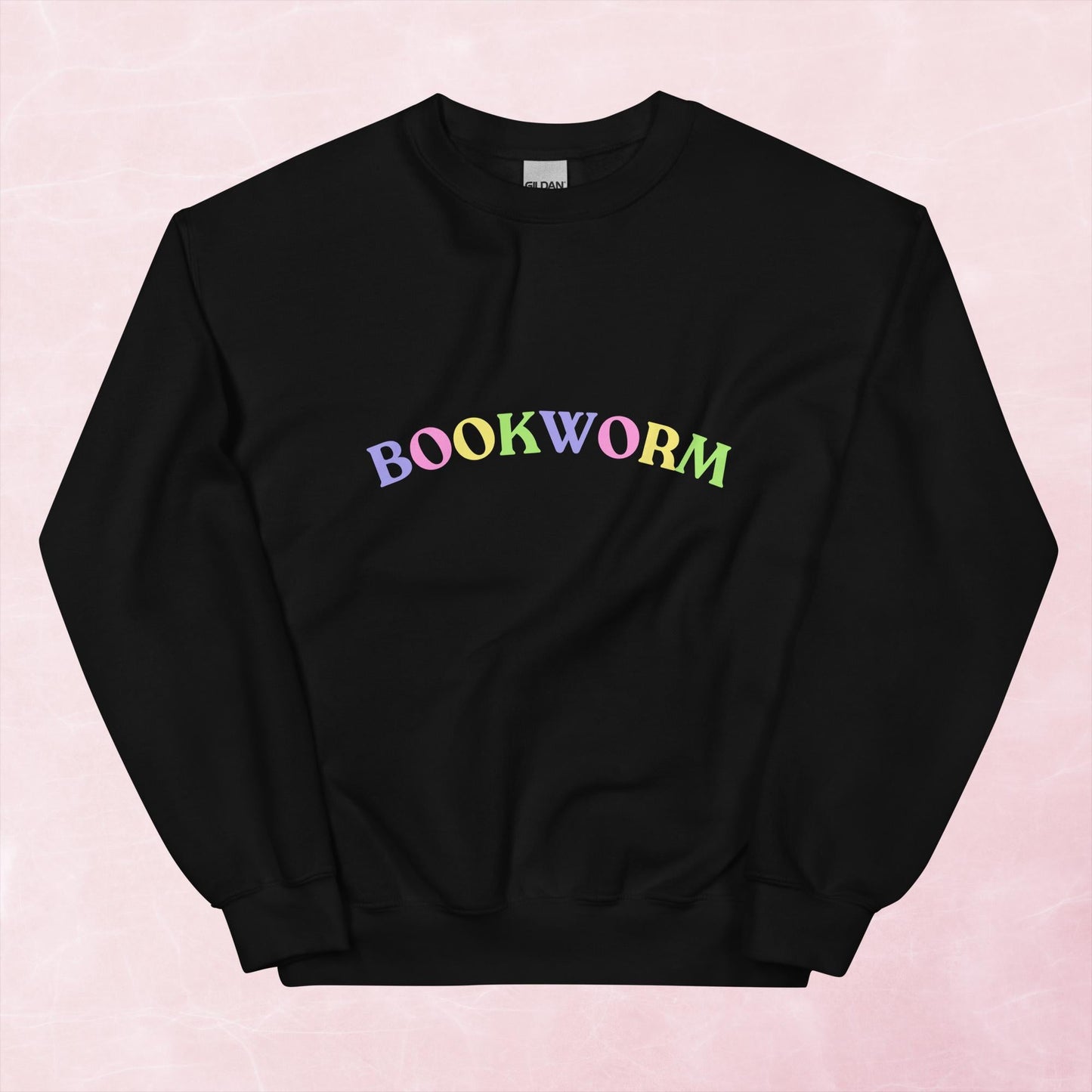Cool book fan book worm letter unisex graphic sweatshirt