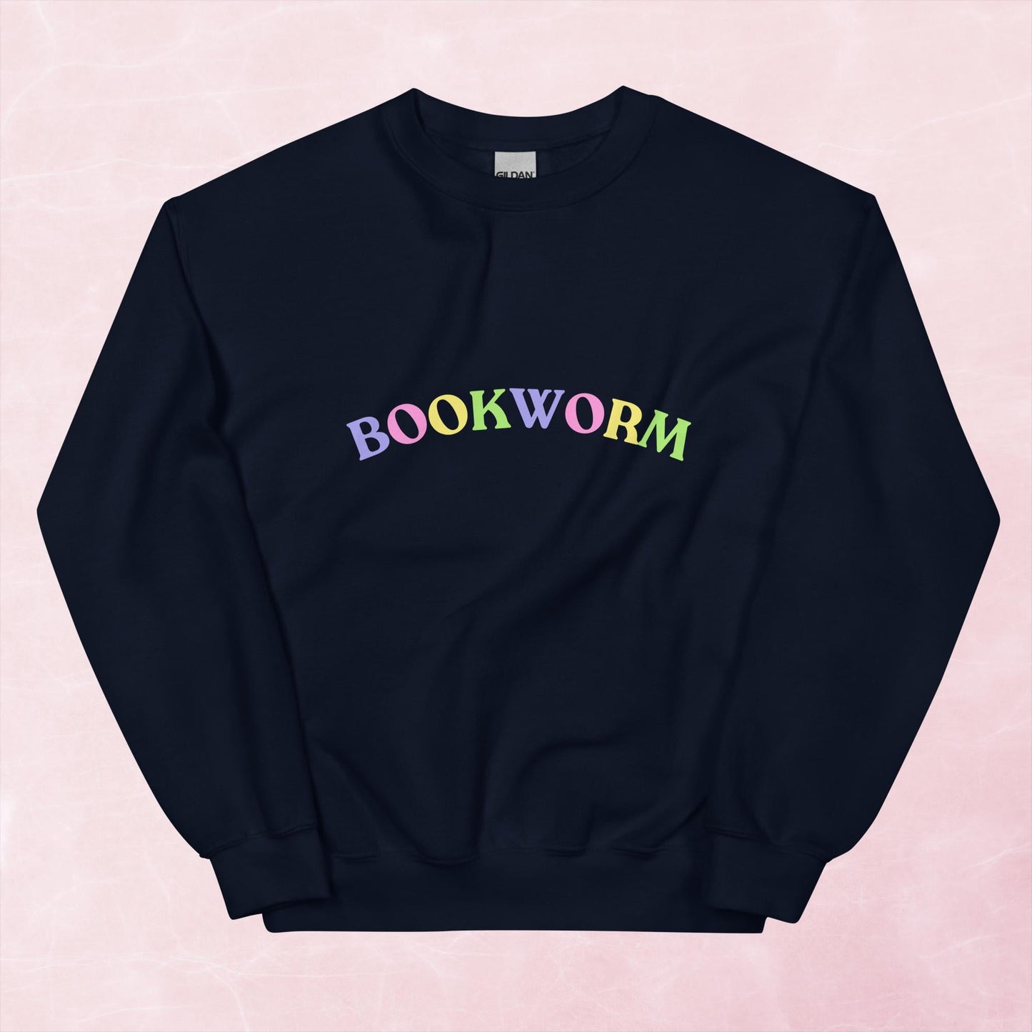 Cool book fan book worm letter unisex graphic sweatshirt