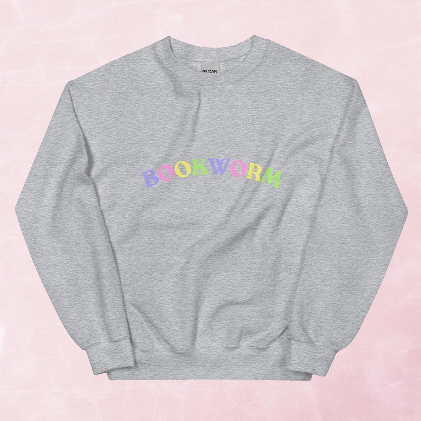 Cool book fan book worm letter unisex graphic sweatshirt