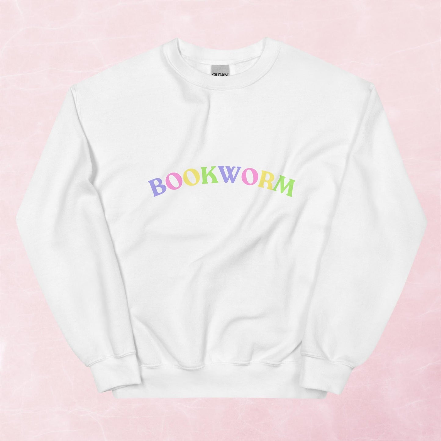 Cool book fan book worm letter unisex graphic sweatshirt