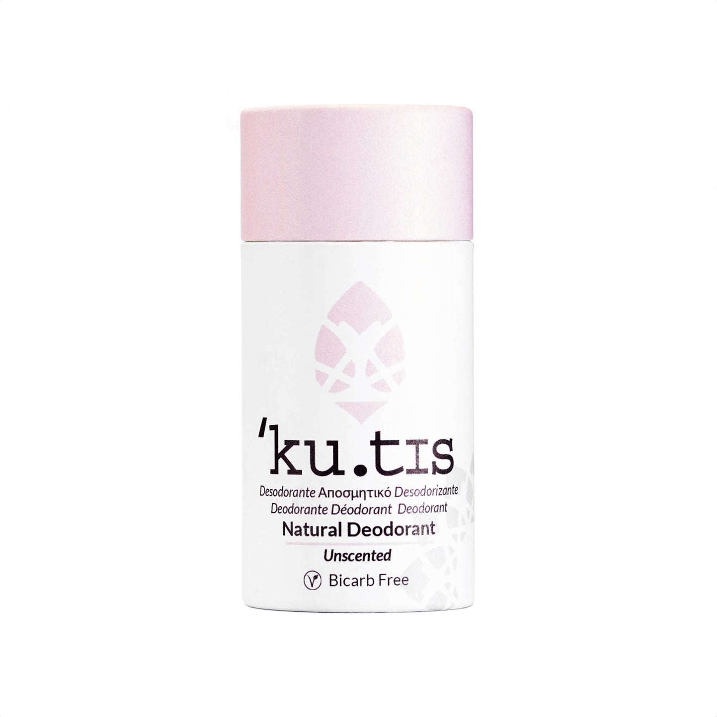 Unscented Natural Bicarb Free Roll On Eco Friendly Deodrant, Plastic Free Anti Perspirant