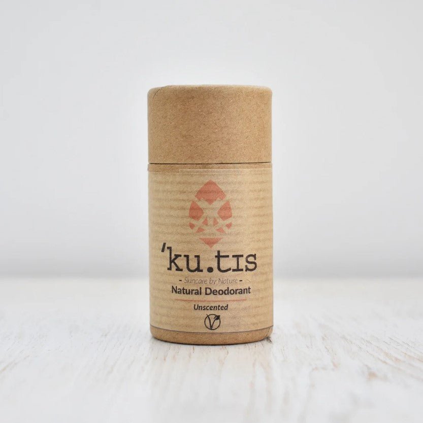 Unscented Natural Roll On Eco Friendly Deodorant, Plastic Free Anti Perspirant