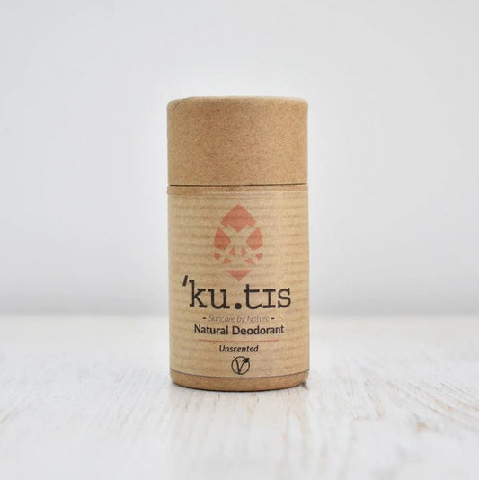 Unscented Natural Roll On Eco Friendly Deodorant, Plastic Free Anti Perspirant