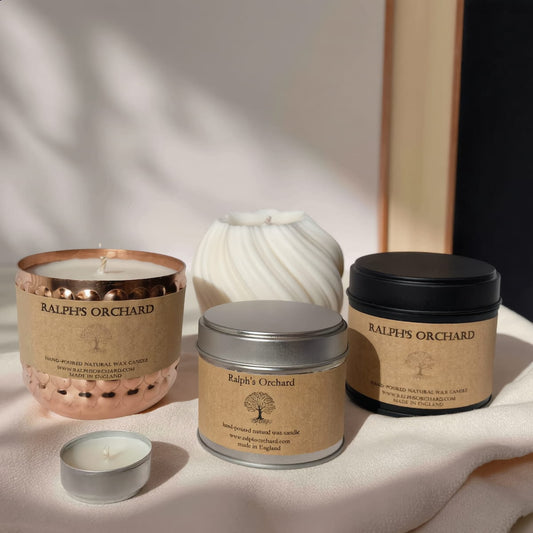 Unscented Natural Wax Candles
