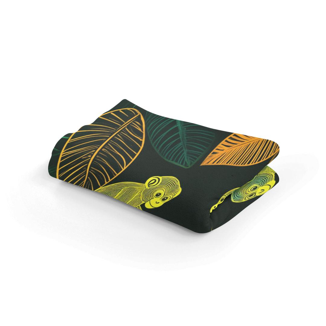 Swinging Monkeys Jungle Blanket