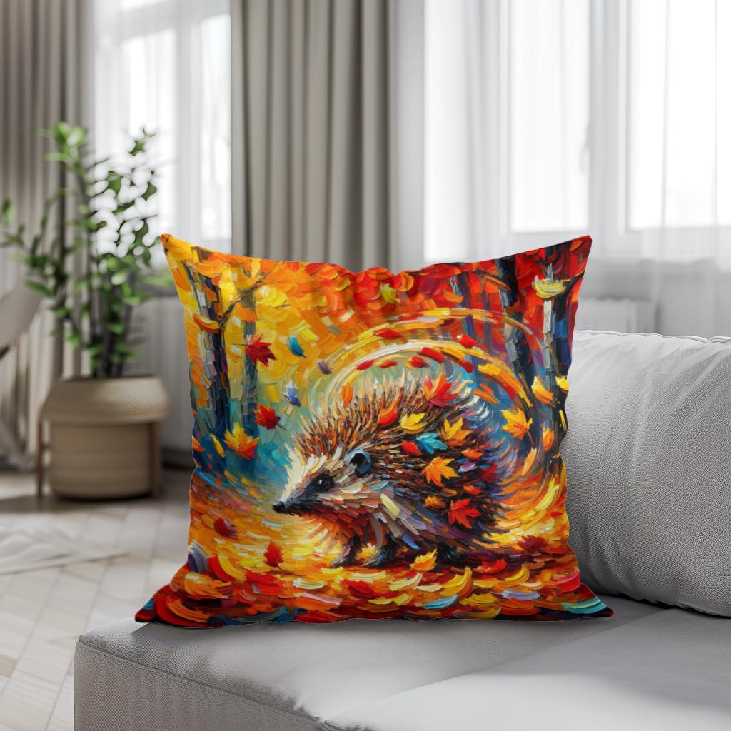 Autumn Whimsy Cotton Cushion