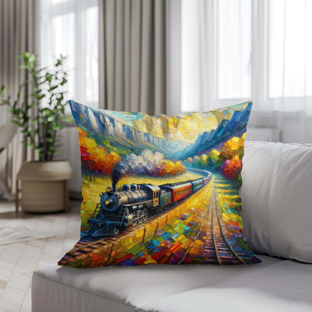 Timeless Journey Cotton Cushion