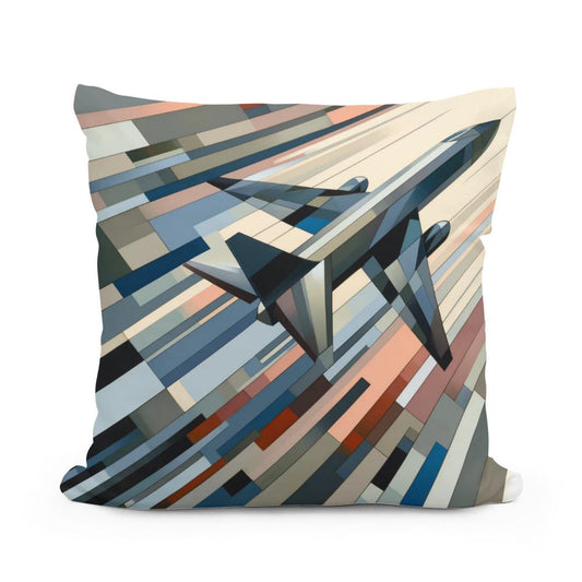 Abstract Flight Patterns Cotton Cushion