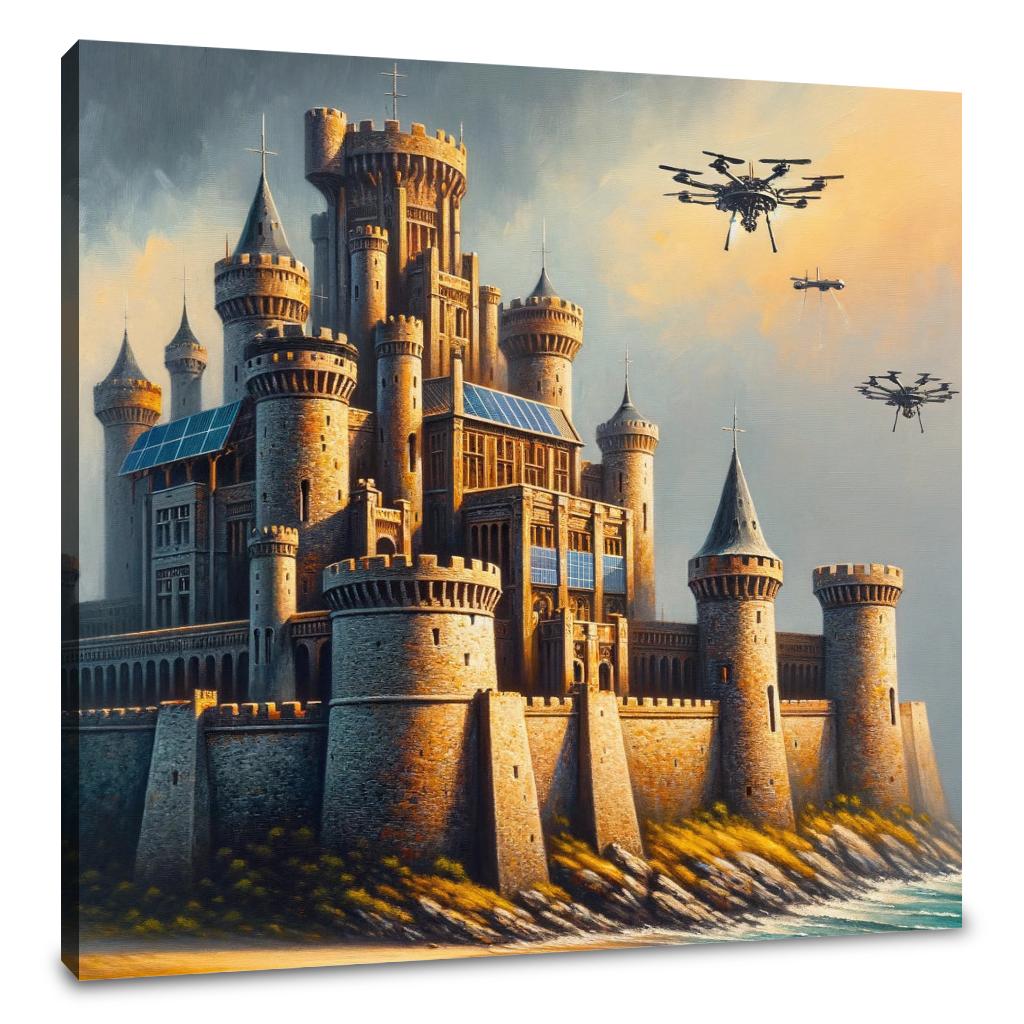 Tomorrow's Castle Sunrise Canvas