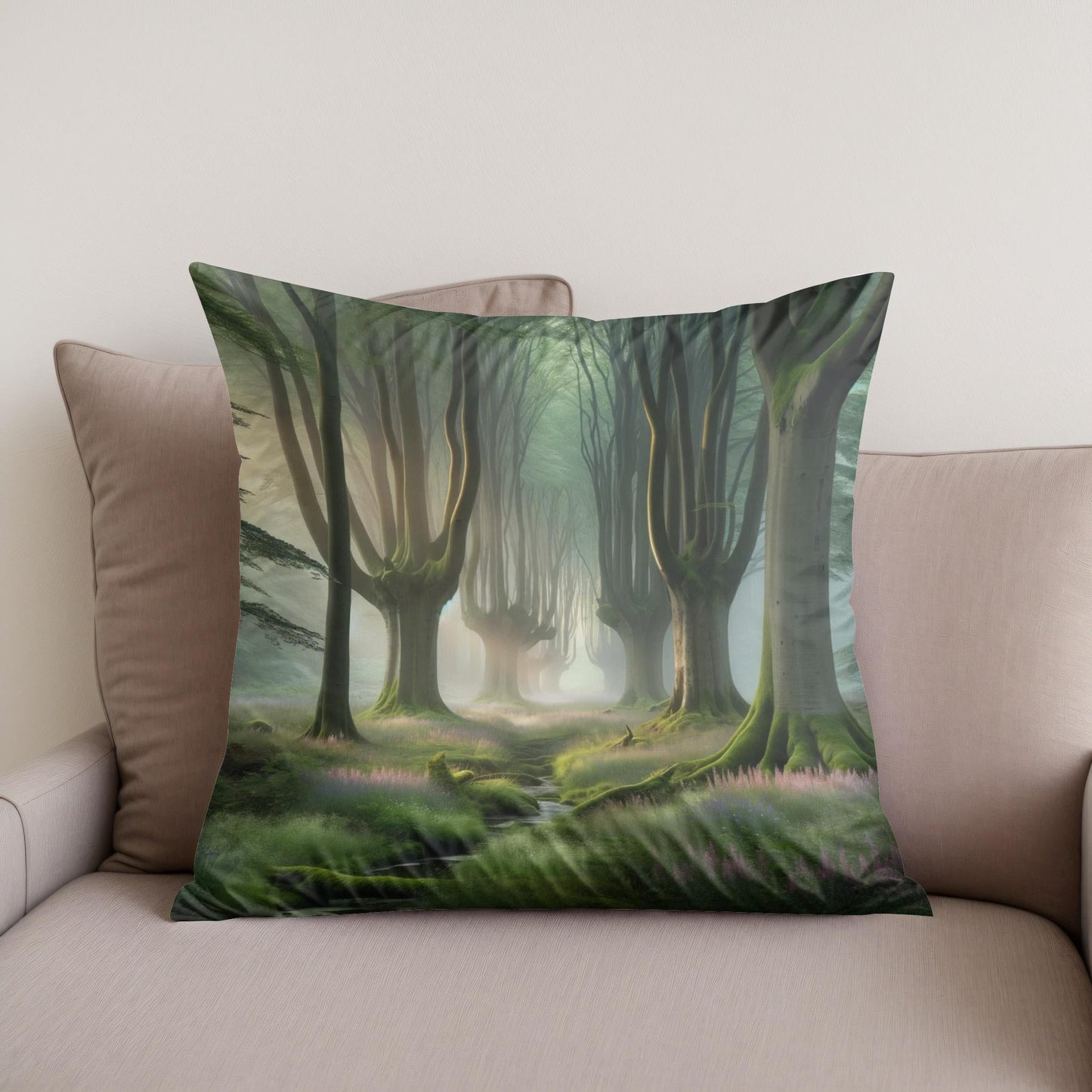 Whispering Nature Cotton Cushion