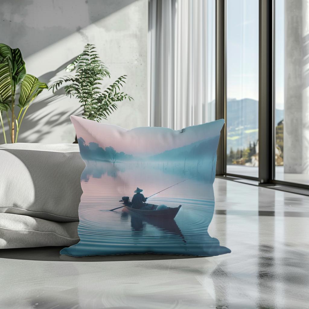 Dawn Angler Cotton Cushion
