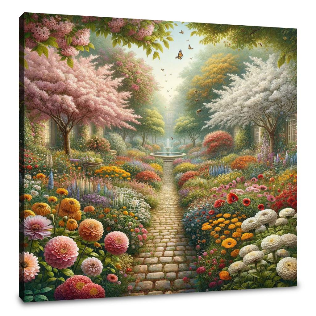 Spring Garden Serenade Canvas