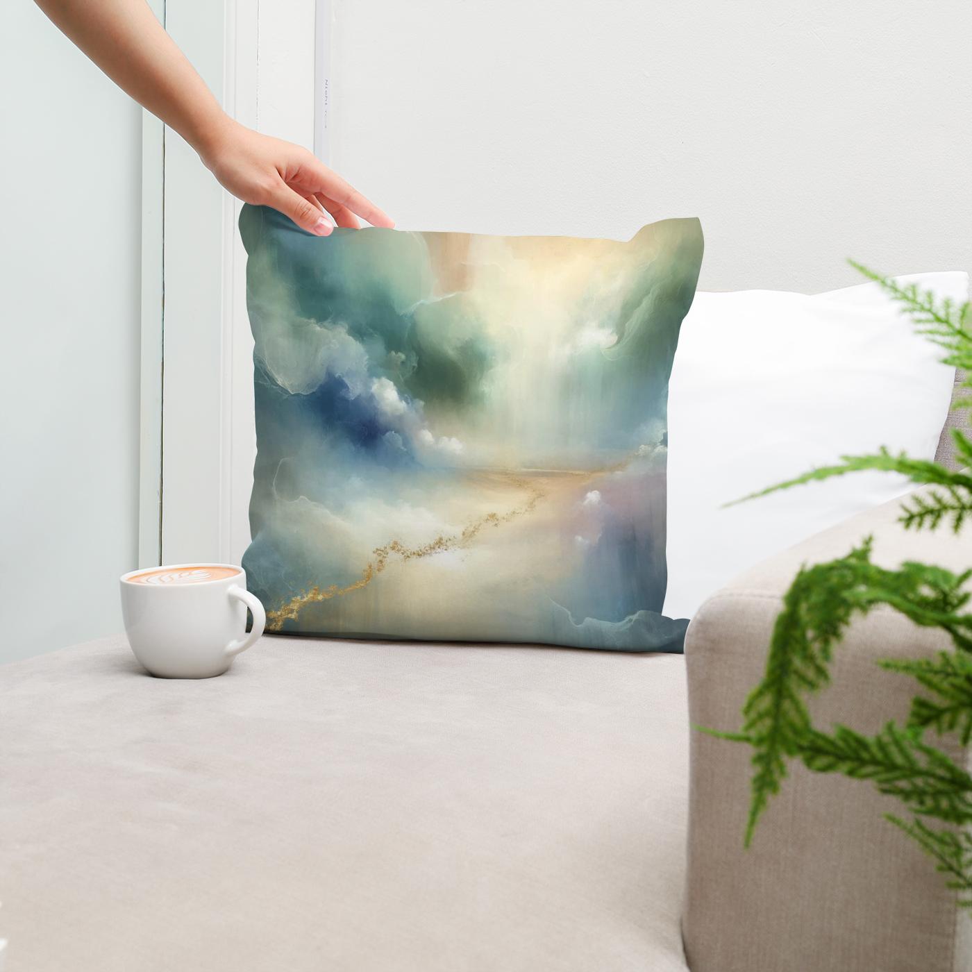 Ethereal Nature's Path Cotton Cushion